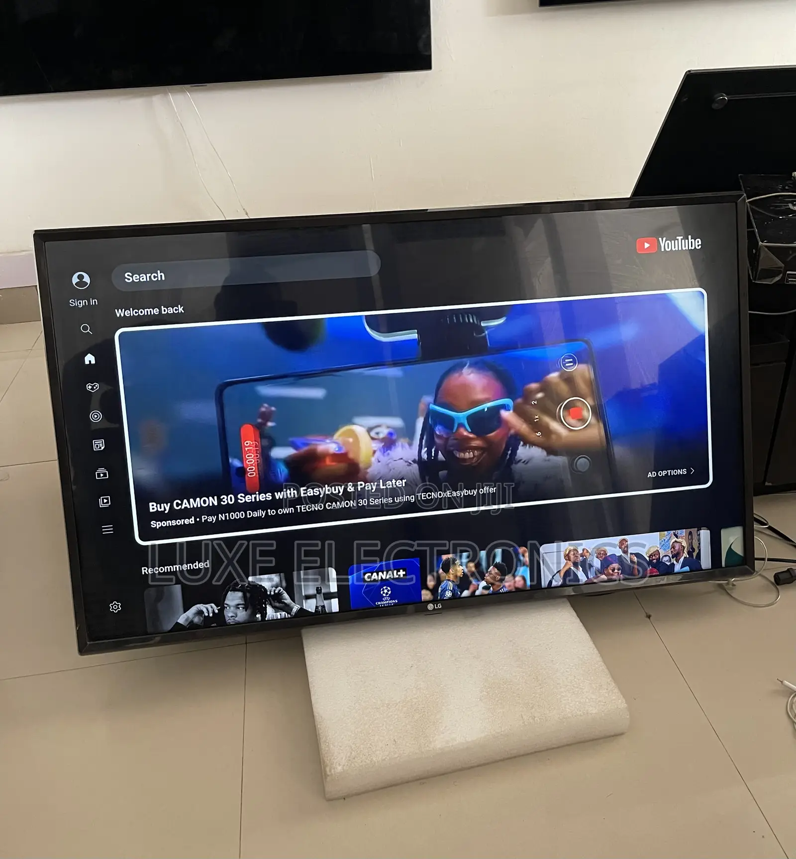 Uk Used LG Uhd 4k HDR Smart Tv 43 Inches