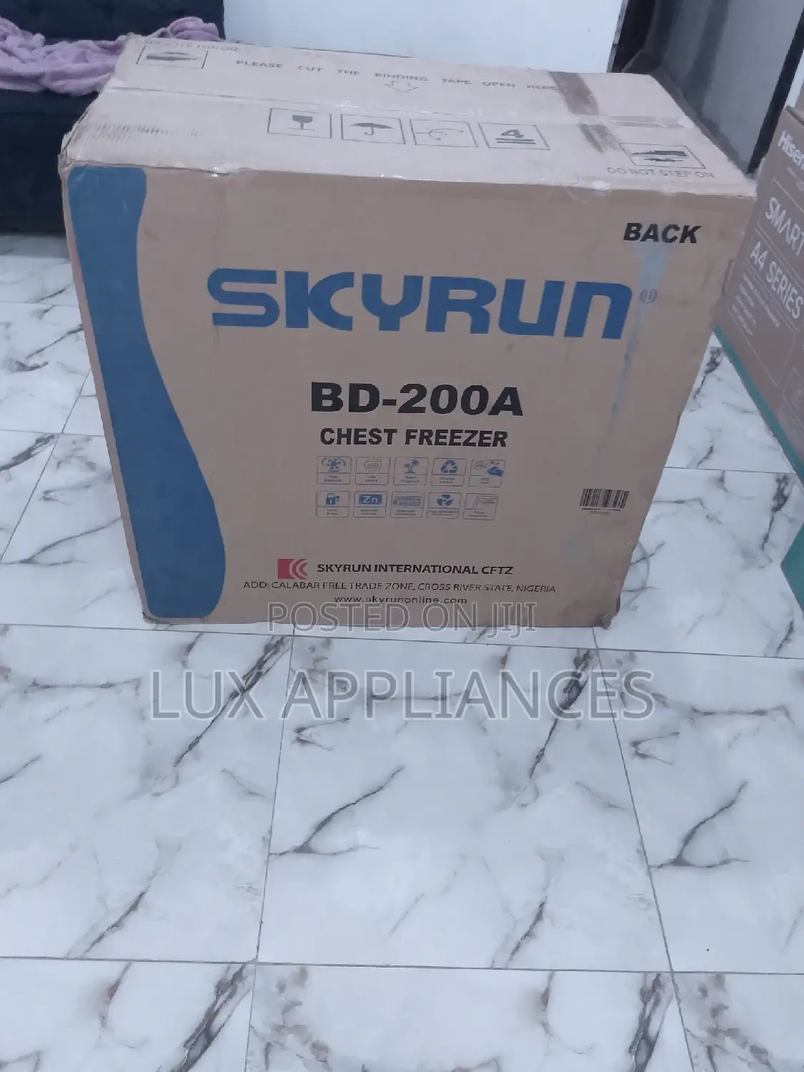 Skyrun Low Noise Chest Freezer With Key Lock