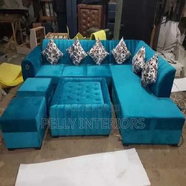Elegant L Shaped Sofa Chair 8 Seater