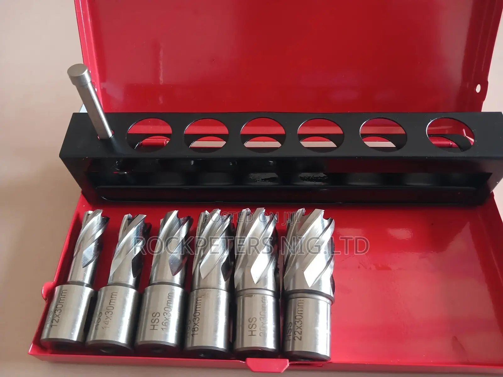 D109 - 12mm-22mm HSS Broach Drill Set - 6 Piece