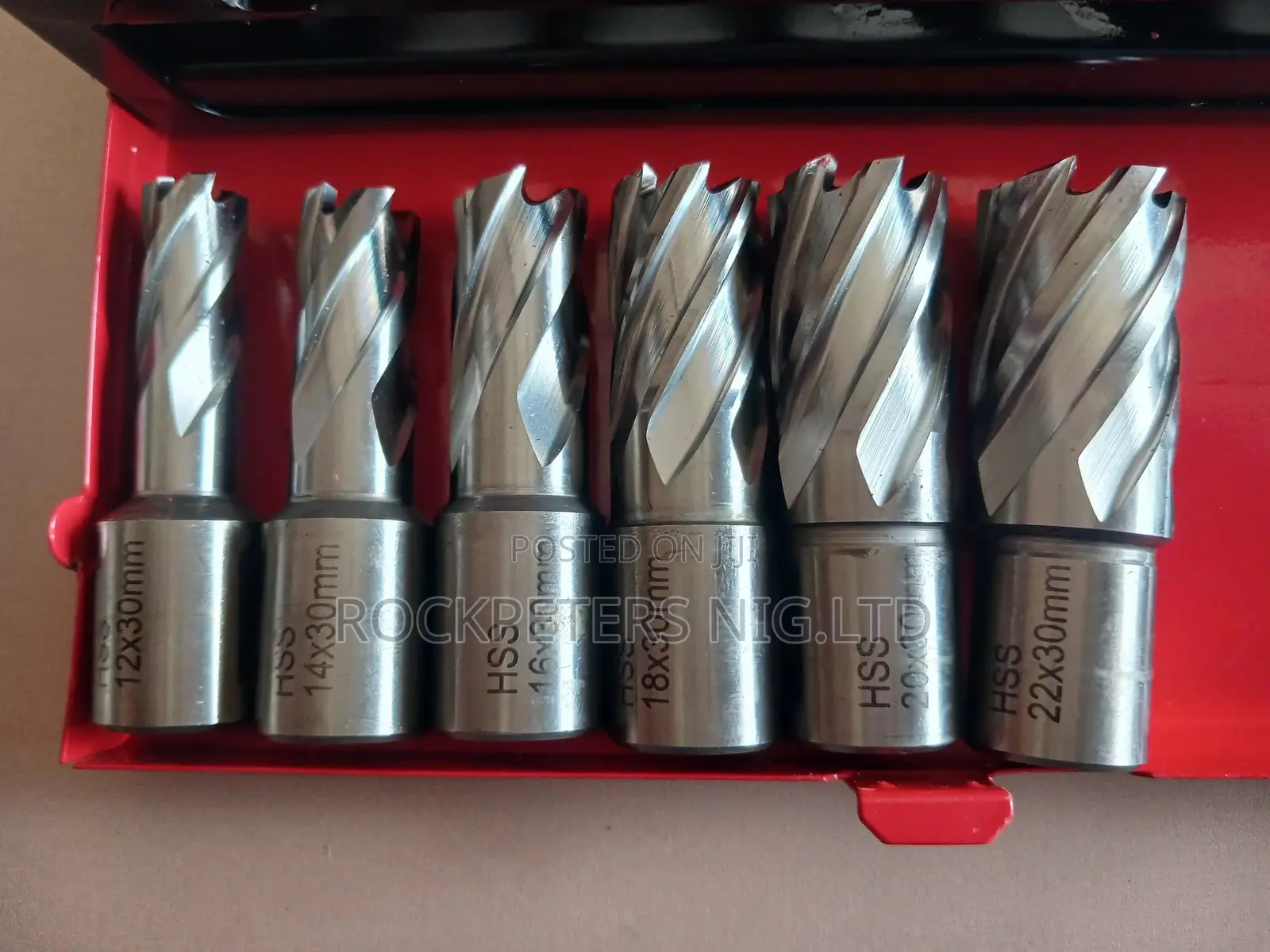 D109 - 12mm-22mm HSS Broach Drill Set - 6 Piece