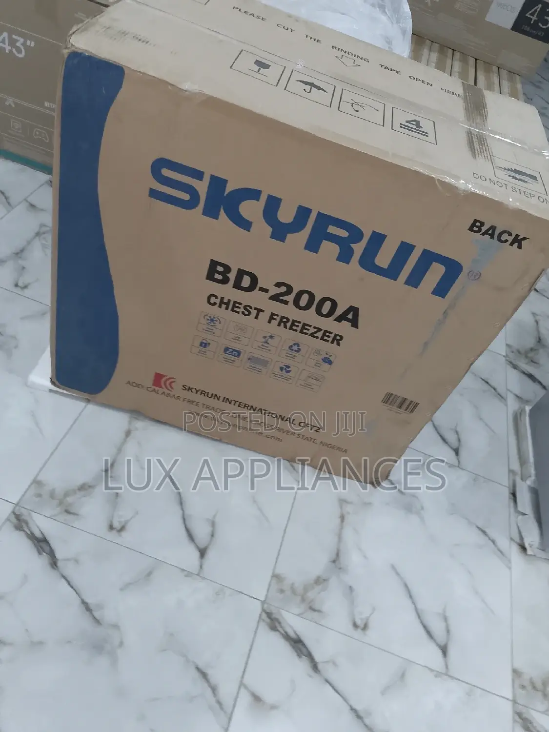 Strong and Reliable Skyrun Chest Freezer 200L