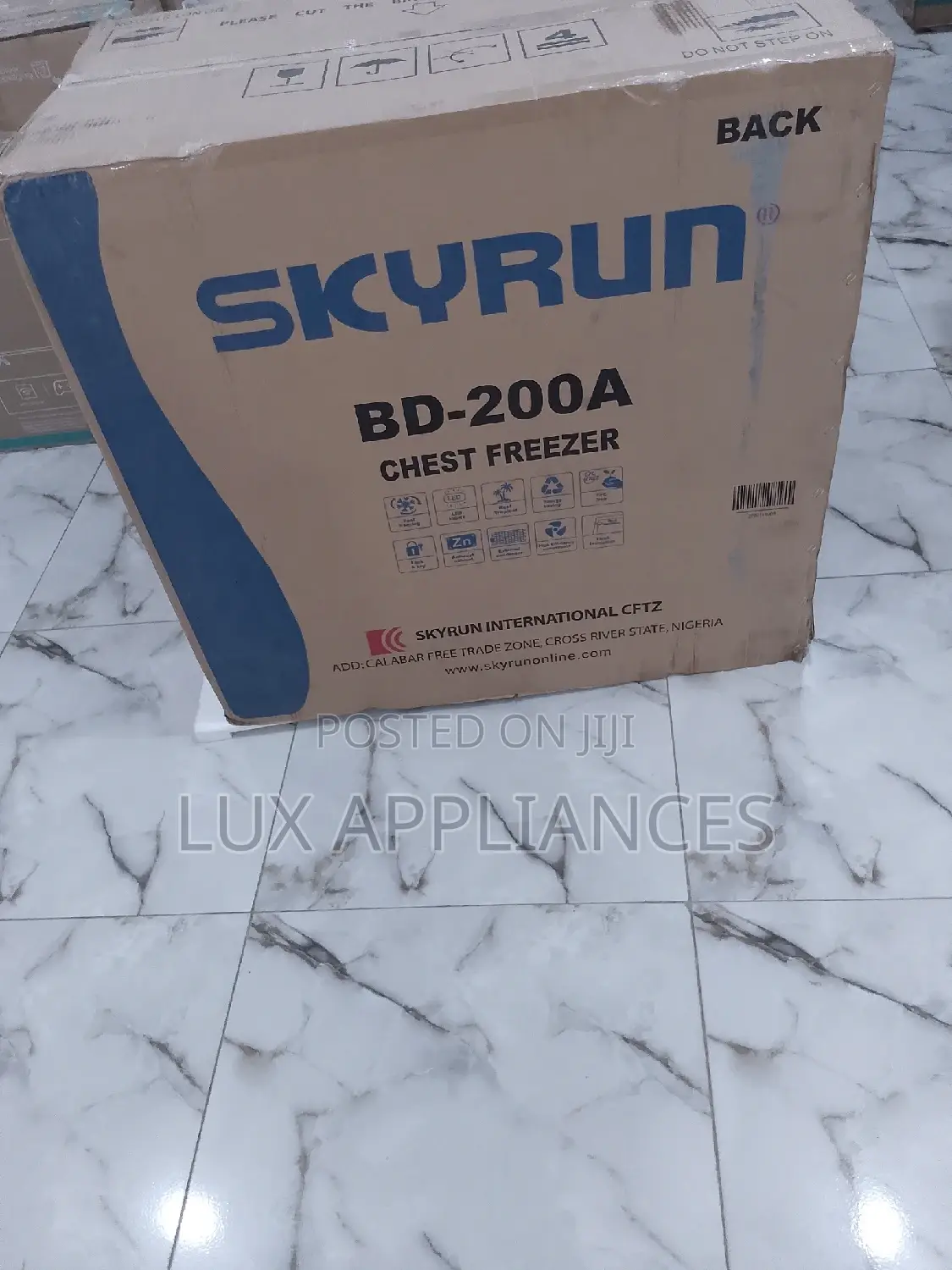 200L Capacity Easy to Clean Skyrun Chest Freezer