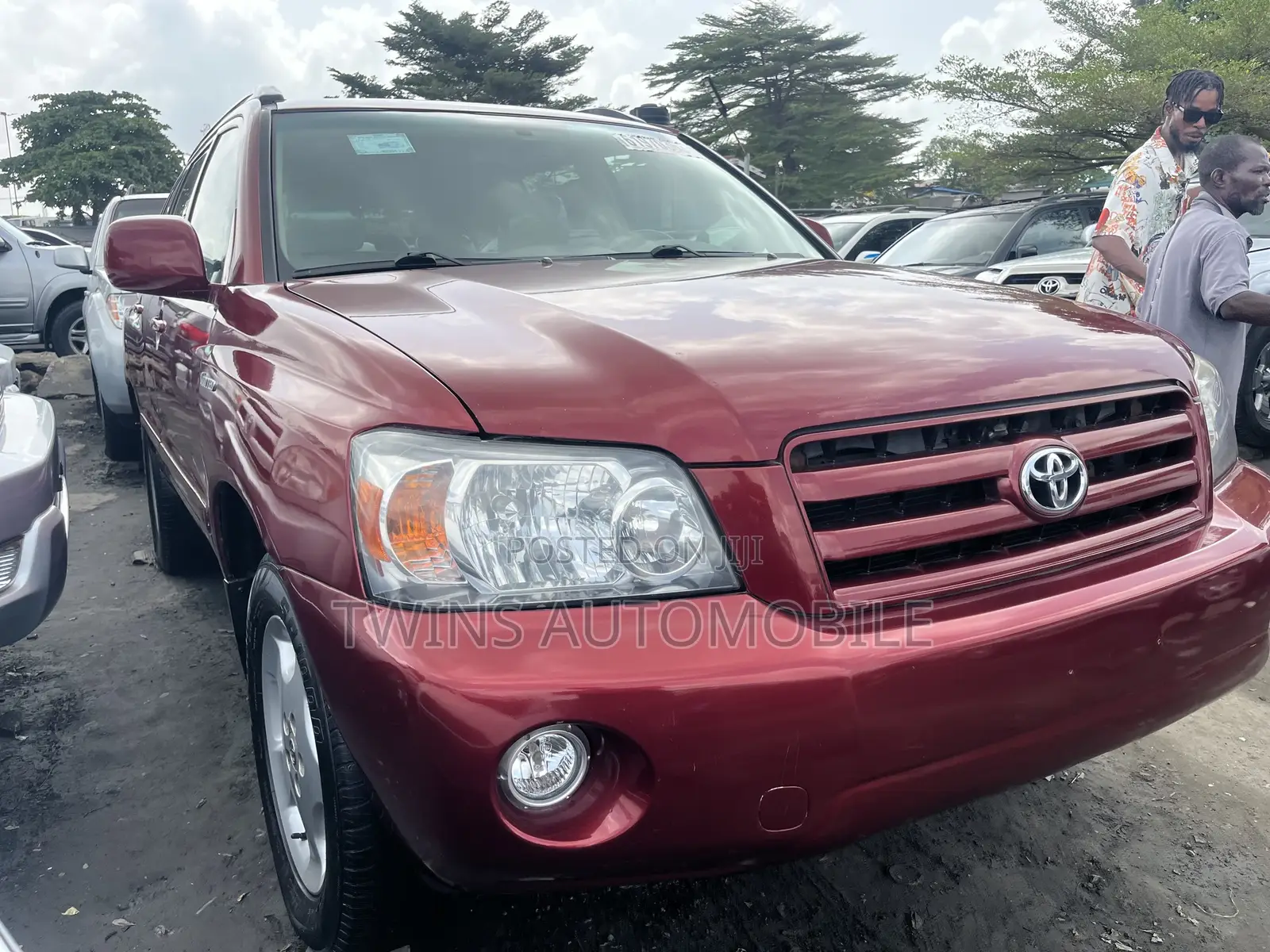 Toyota Highlander Limited V6 2006 Red