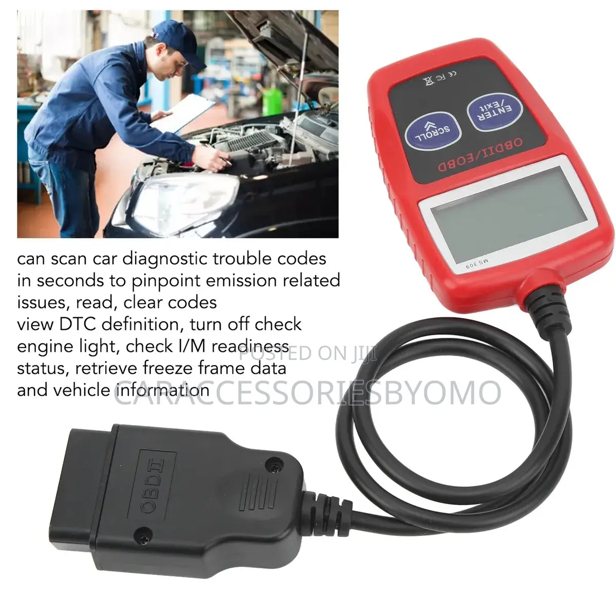 Ms309 Diagnostic Car Scanner Can Obdii Code Reader