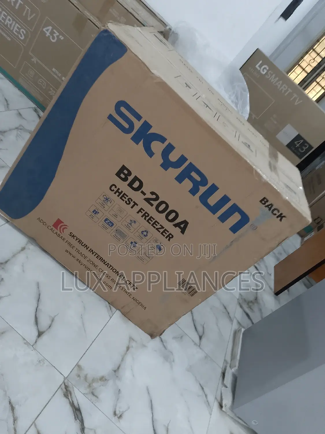 Skyrun 200L Hybrid Chest Freezer (Gray)