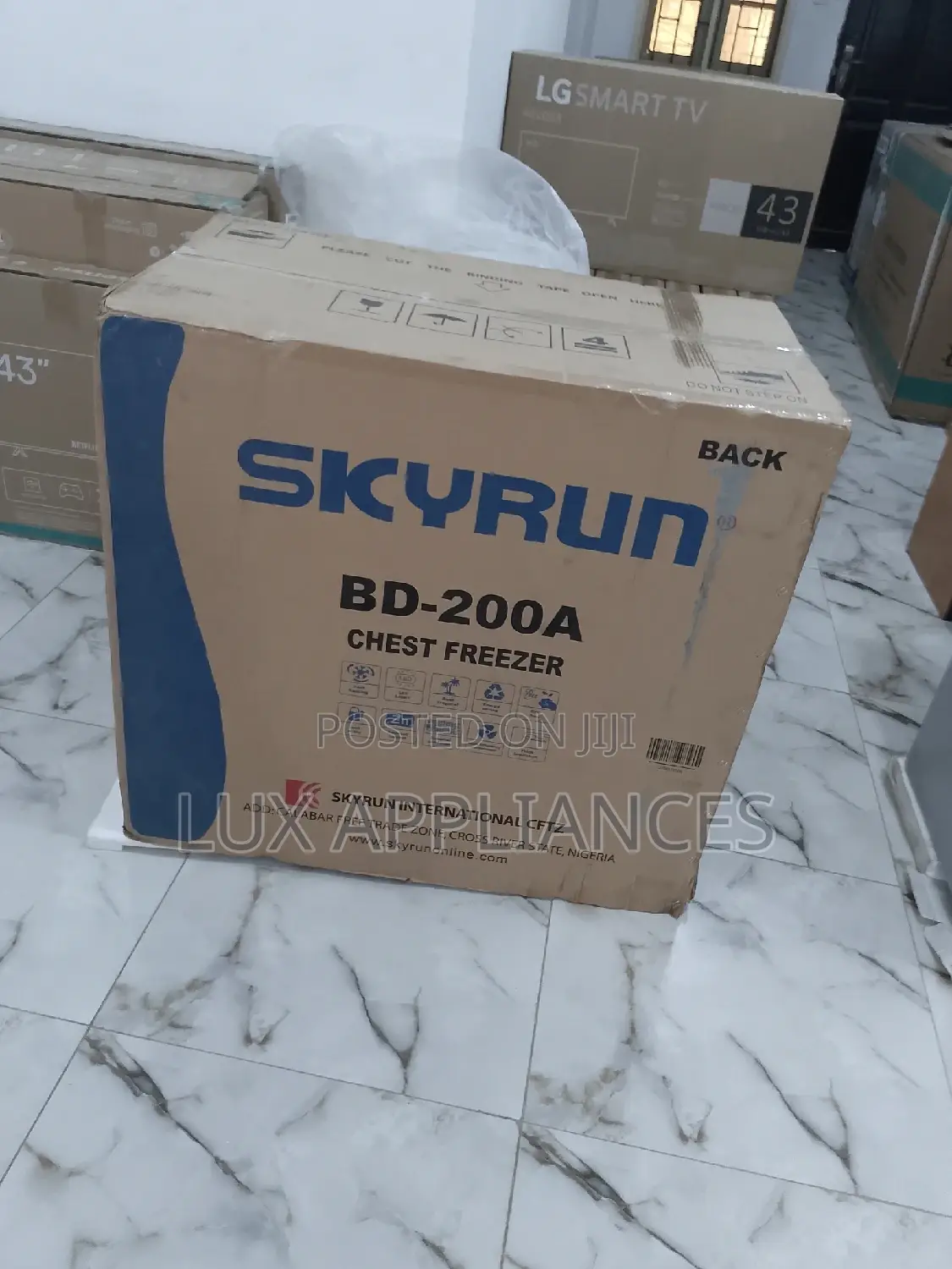 Adjustable Wire Rack Skyrun Chest Freezer With Key Lock