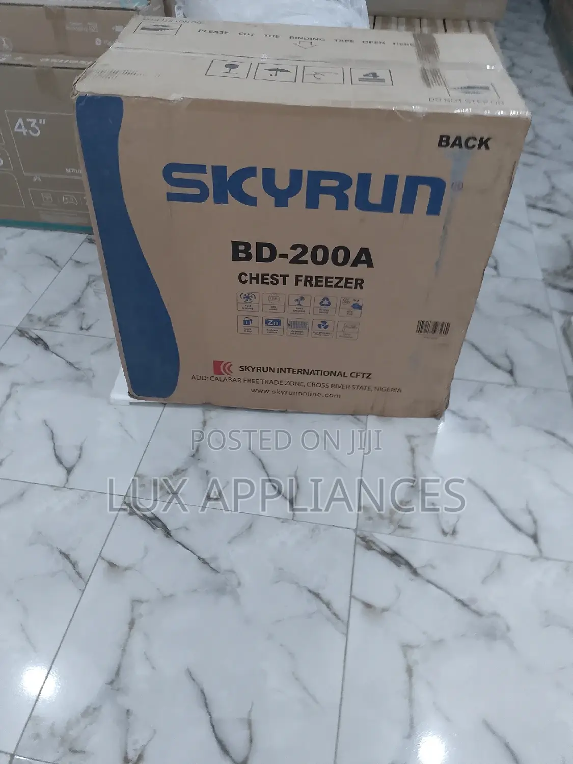 Fast Freezing New Skyrun 200L Chest Freezer With Key Lock