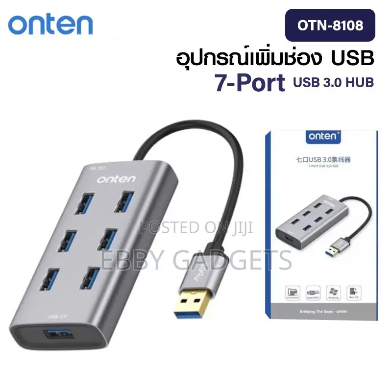 Onten Otn-8108 Usb to 7 Ports Usb Hub