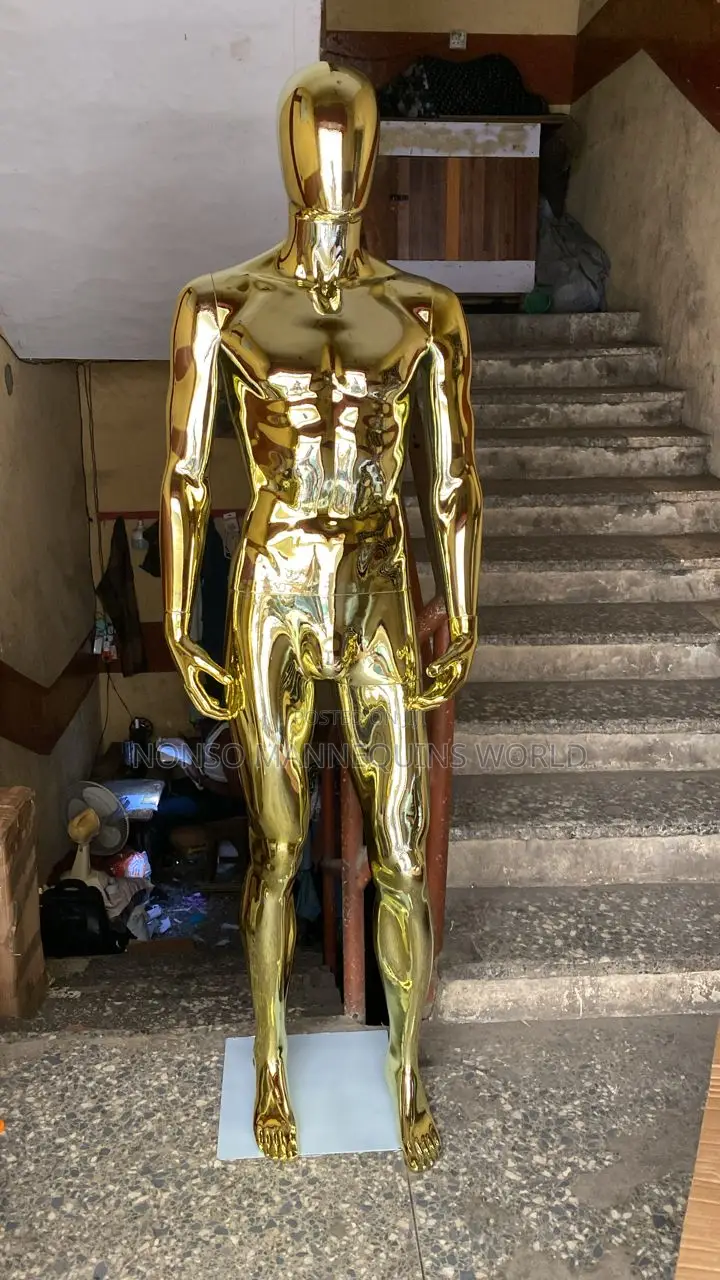 Gold Chrome New Design Male Mannequin