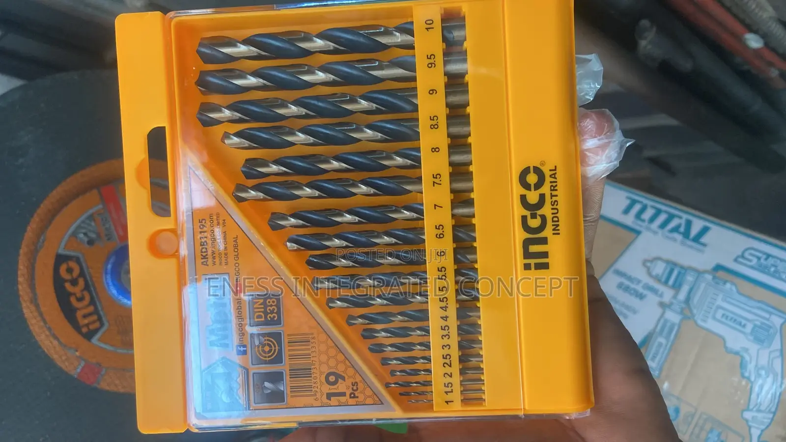 INGCO Professional Metal Drill Bit Set