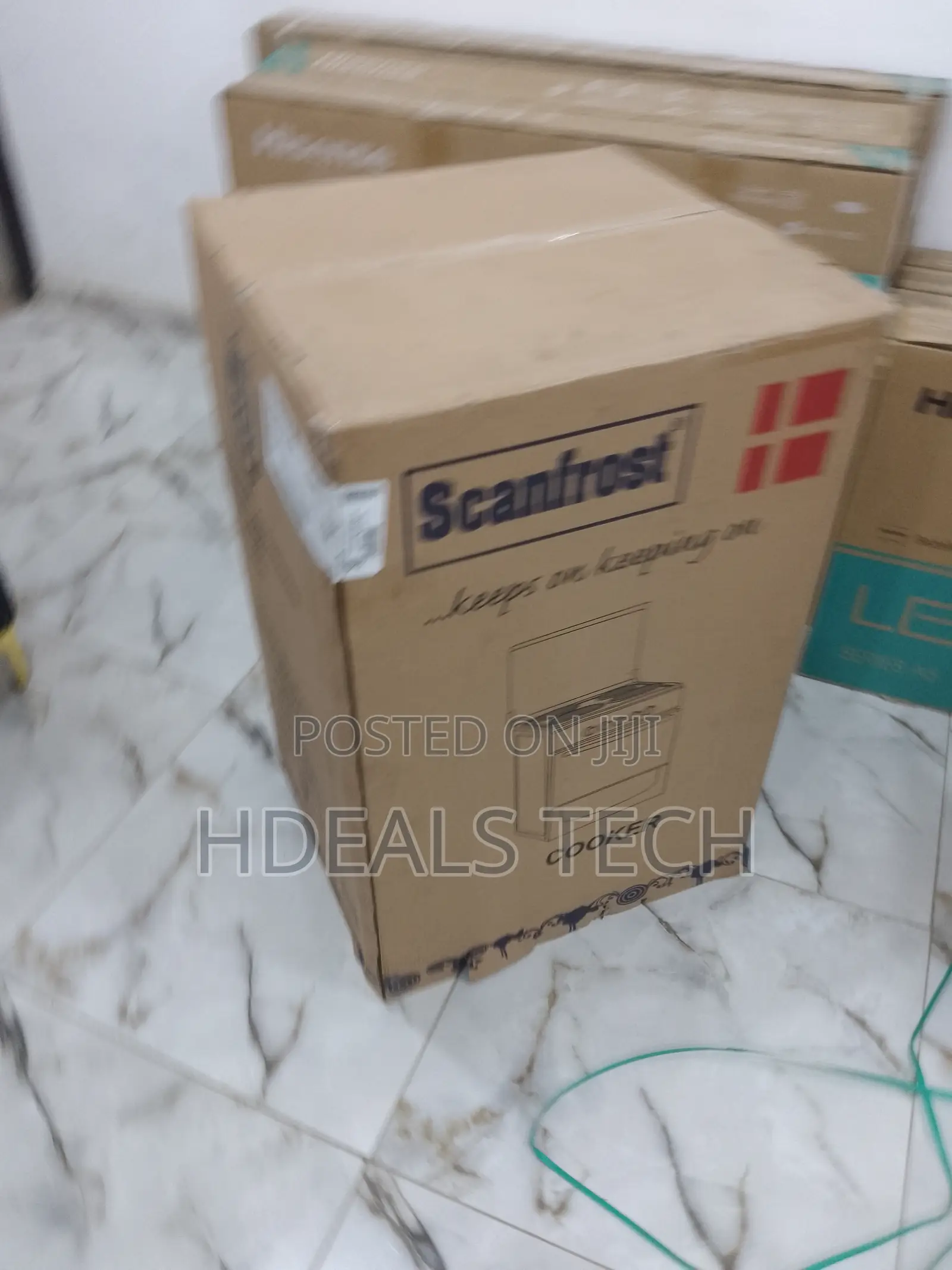 Scanfrost 4 Burners Standing Gas Cooker With Oven.
