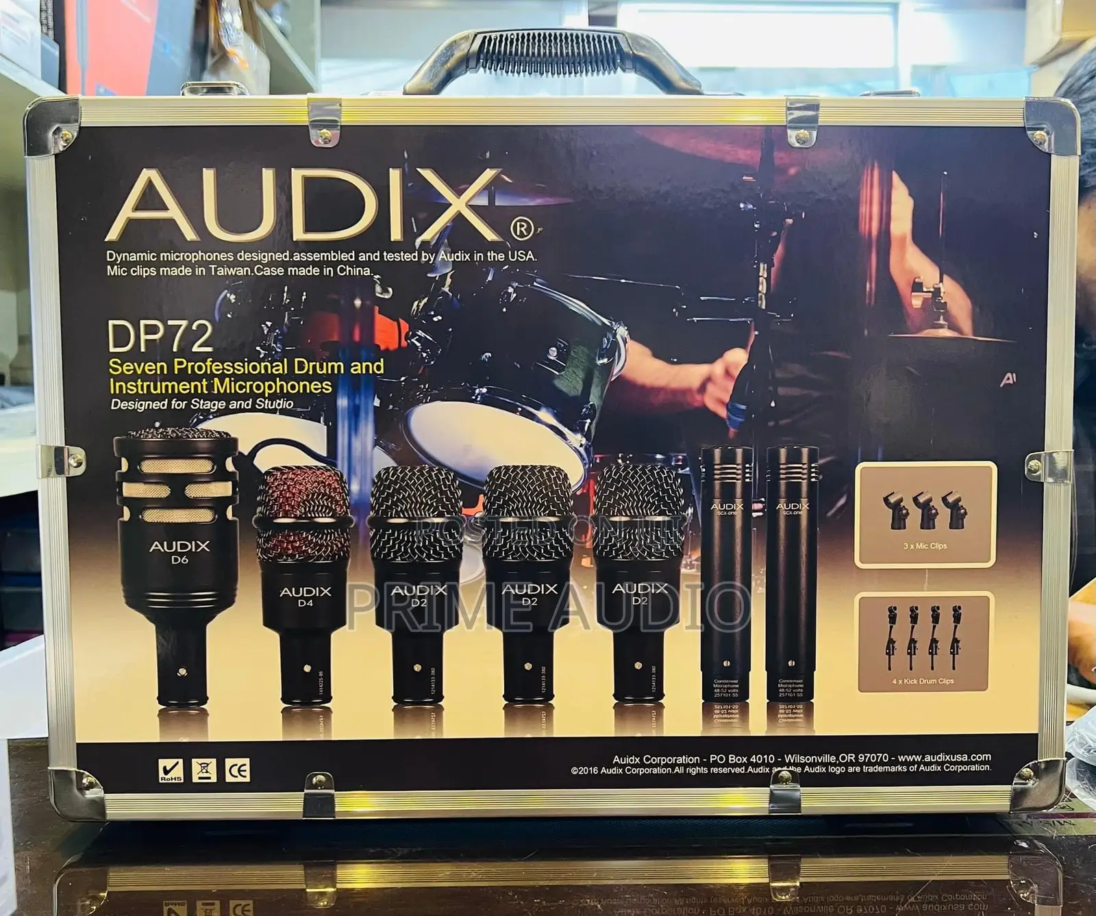 Audix DP72 Seven Professional Drum and Instrument Microphone