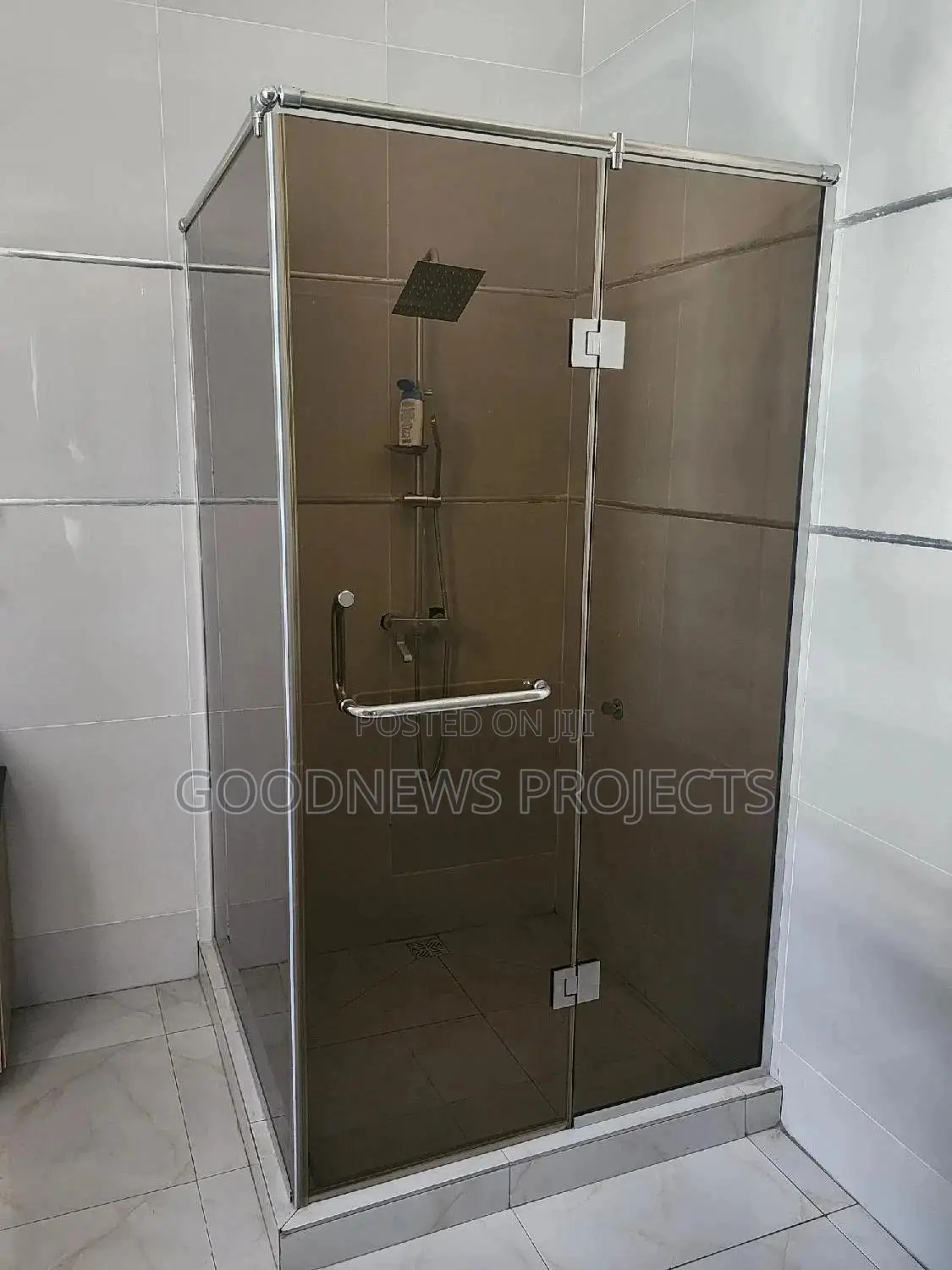 Brown Shower Glass Cubicle