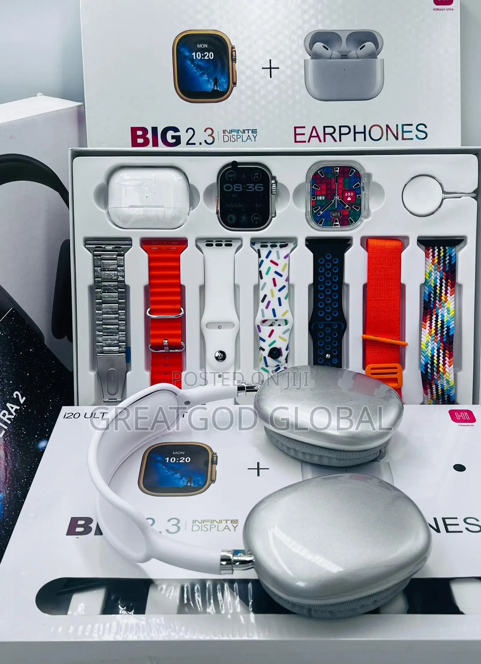 I20 Ultra Smartwatch 10- In- 1 Smartwatch With 7 Extra