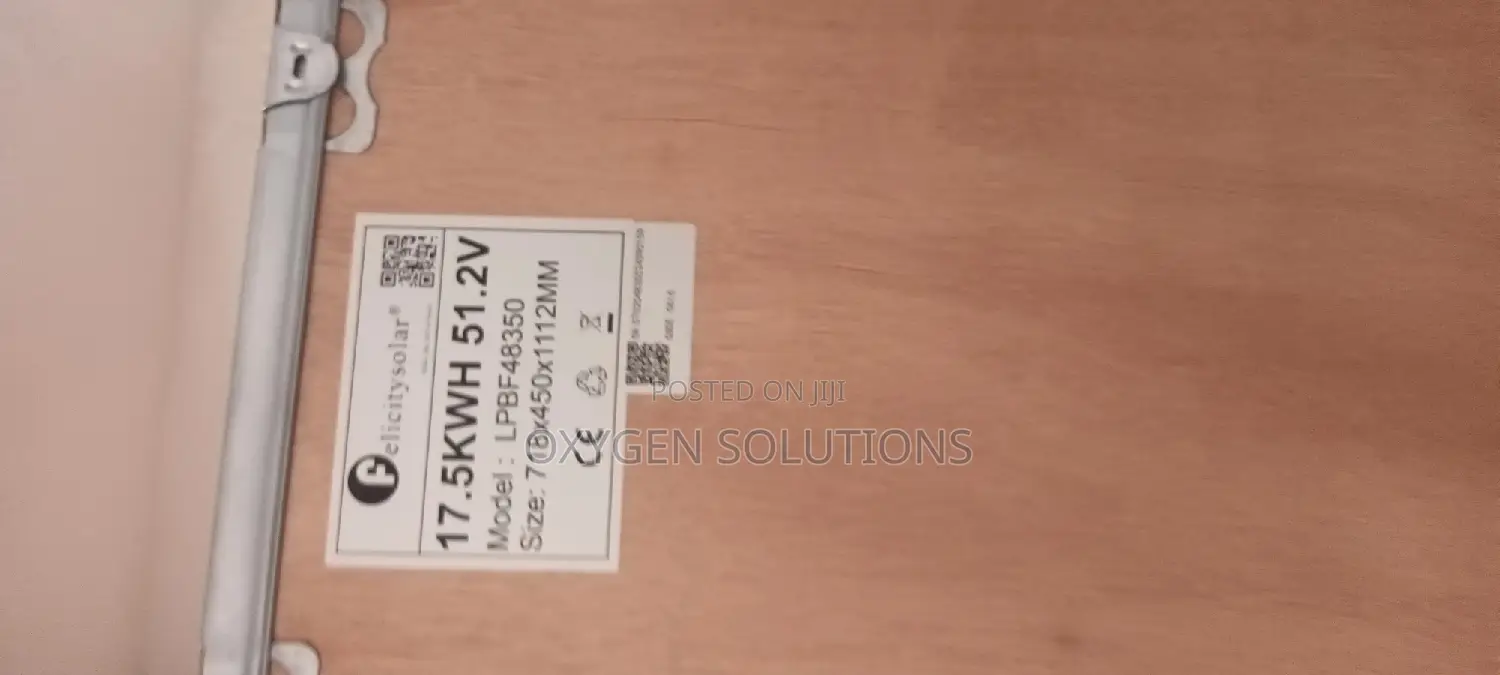17.5kwh 51.2v Felicity Lithium Battery
