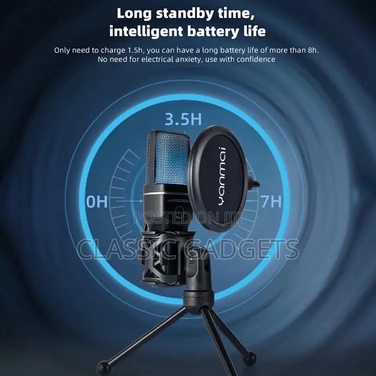 Yanmai SF-777W 2.4G Wireless Gaming Desktop Microphone