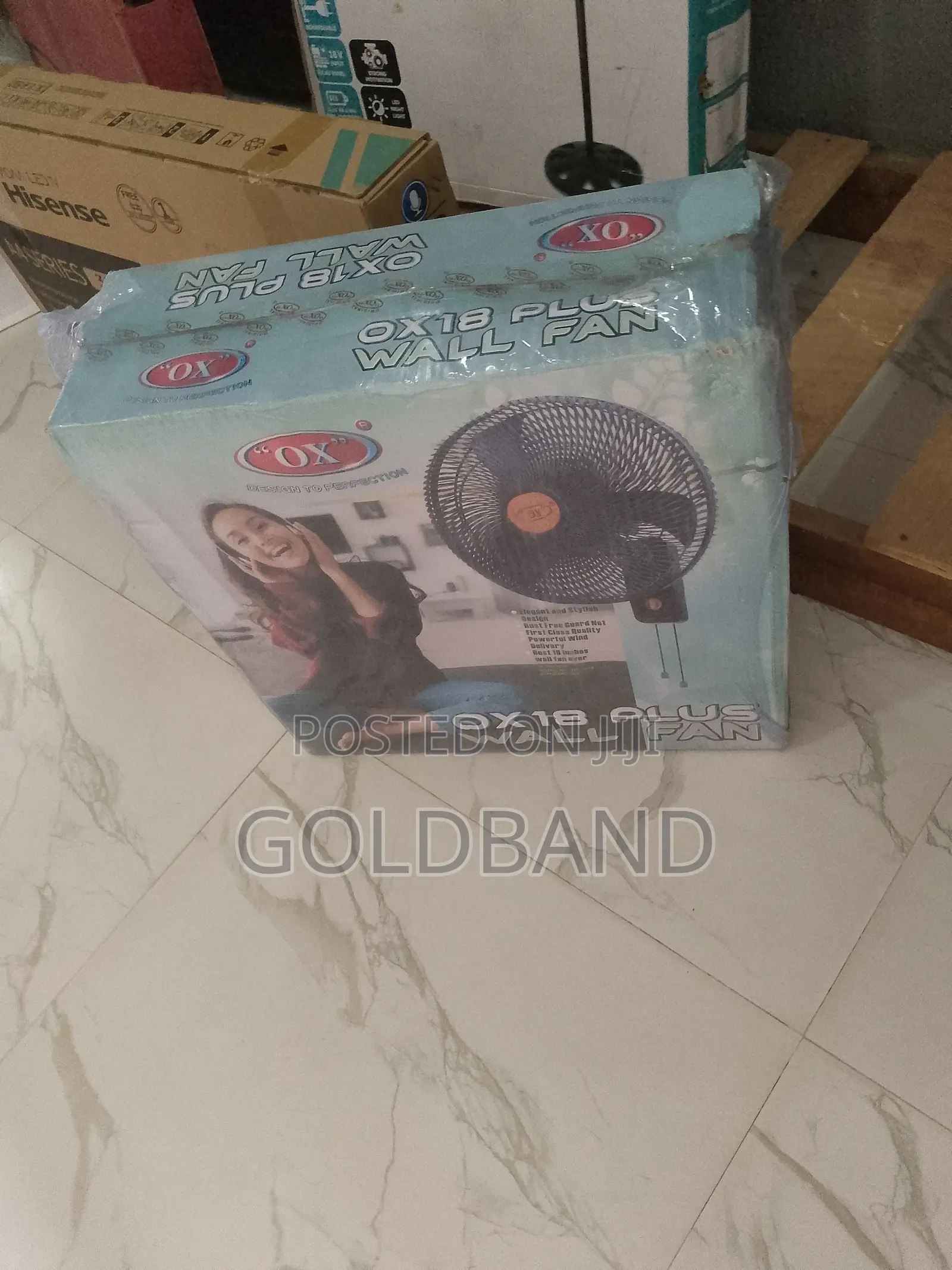 New OX Wall Fan - 18 Plus