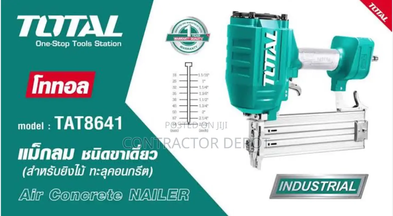 Total Air Concrete Nailer TAT8641 INDUSTRIAL