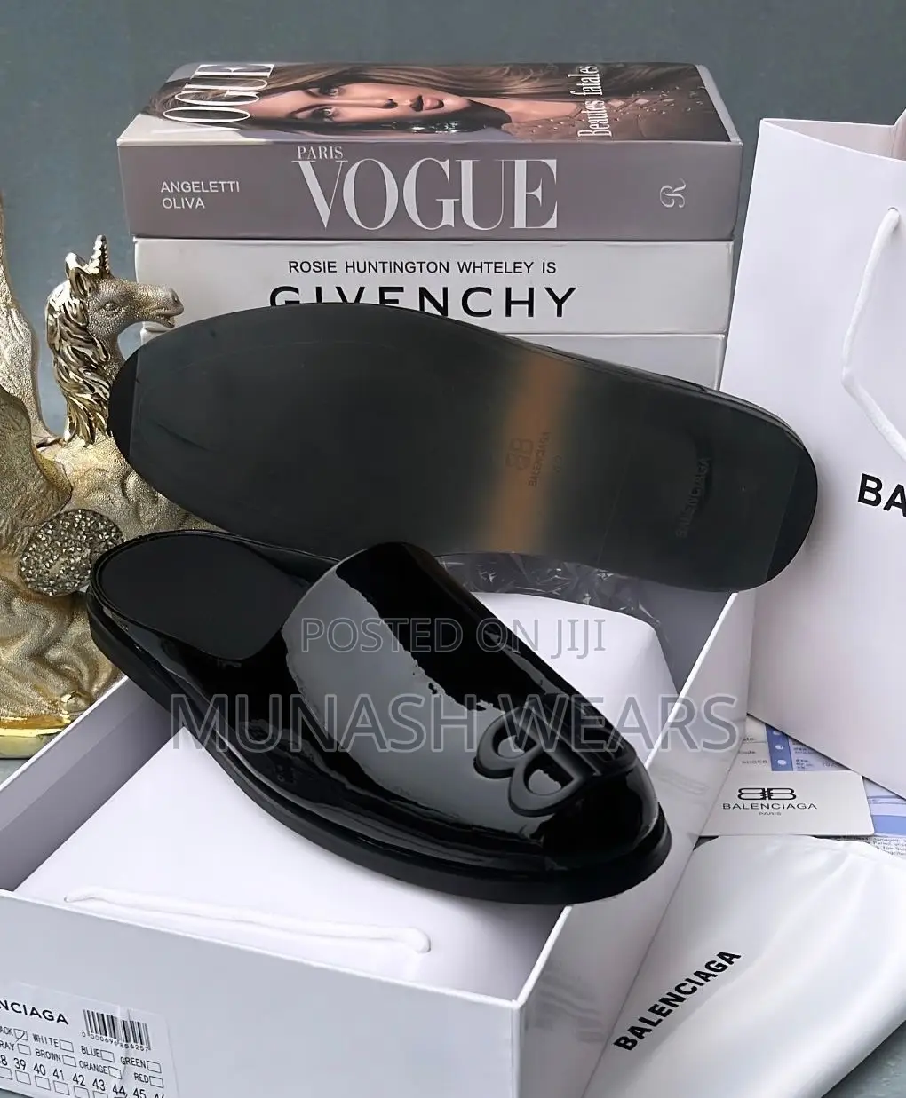 Original Leather BALENCIAGA Half Shoe