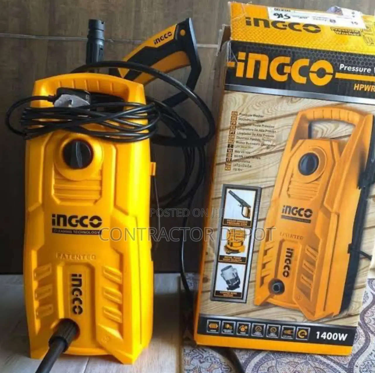 Original High Pressure Washer 1400w 130bar With Soap Shampoo