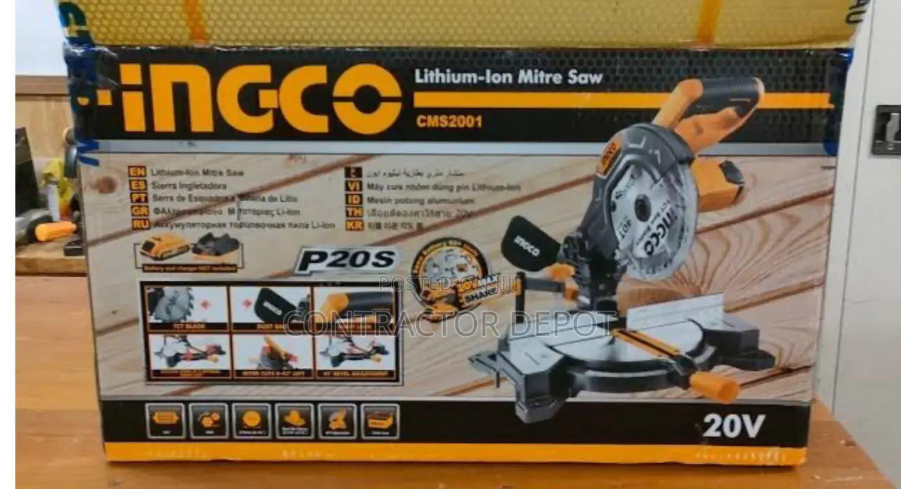 Lithium-Ion Mitre Saw (20V) Battery and Charger Inclusive