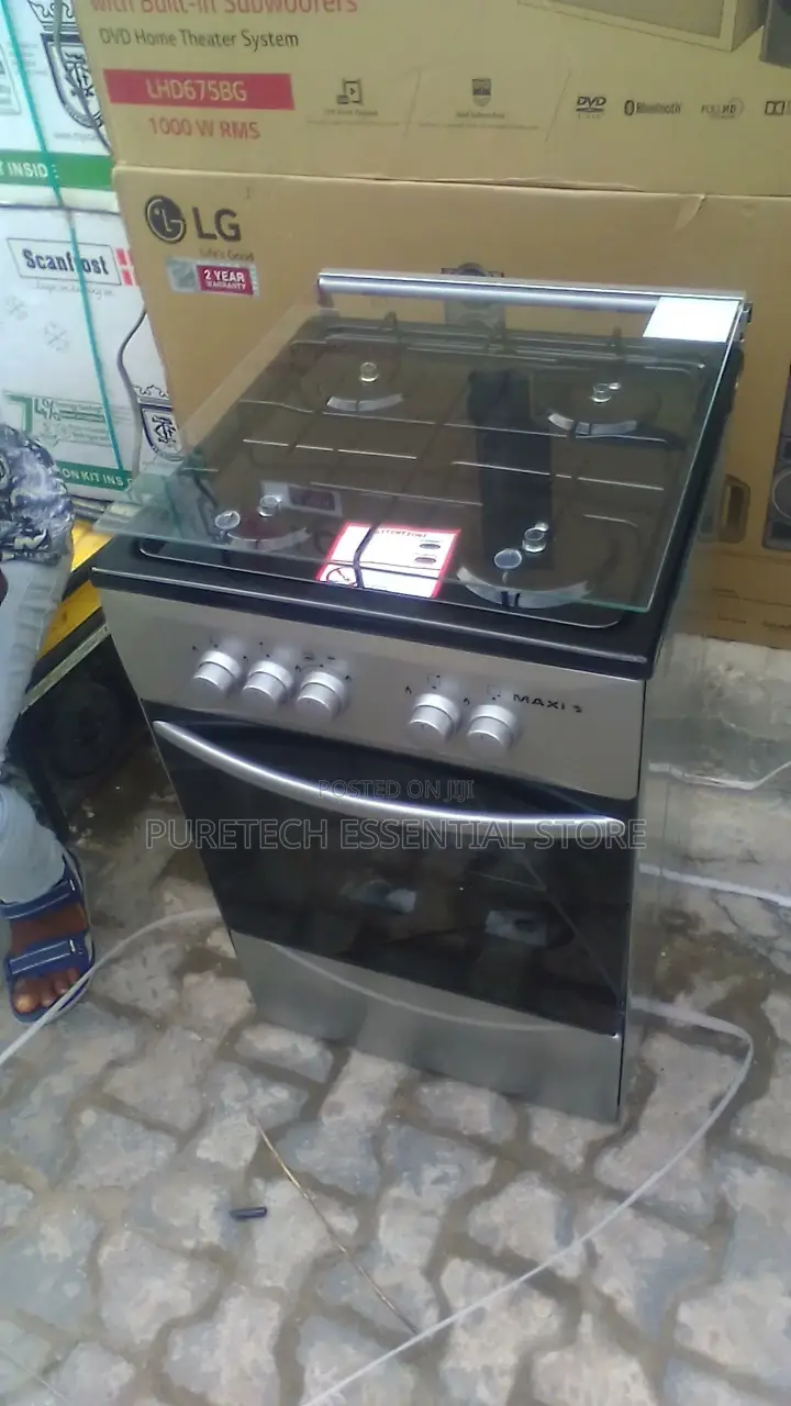 Maxi 60x60 4 Burner Cooker With 2 Step Oven