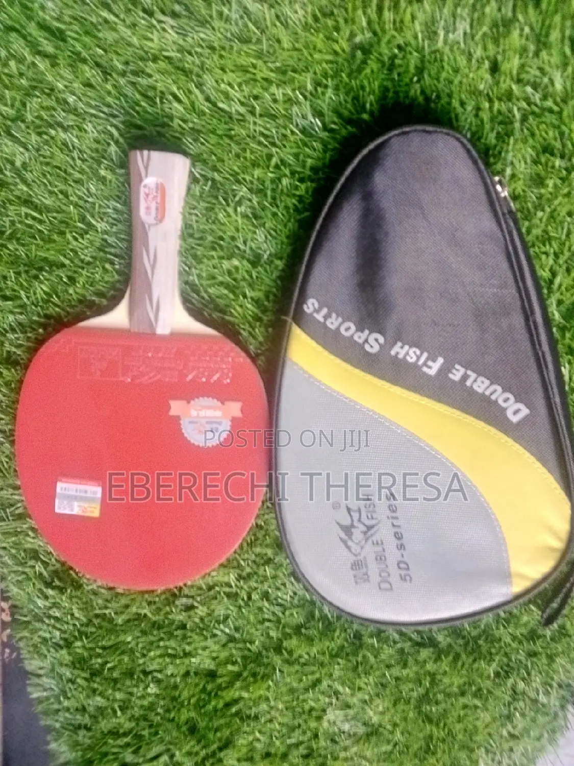 Double Fish Table Tennis Bat