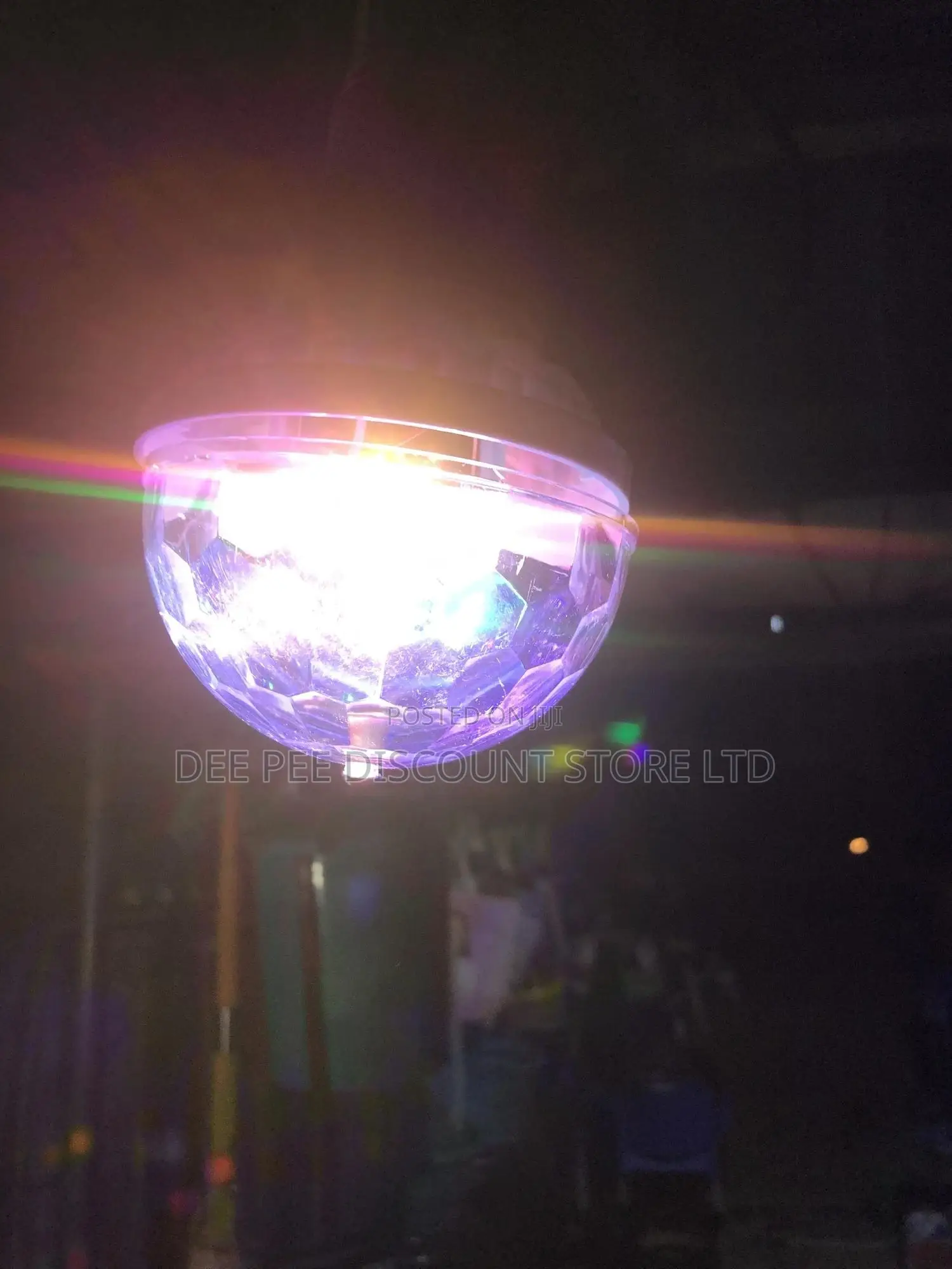 E27 Stage Light Colorful Small Magic Ball Rotating LED