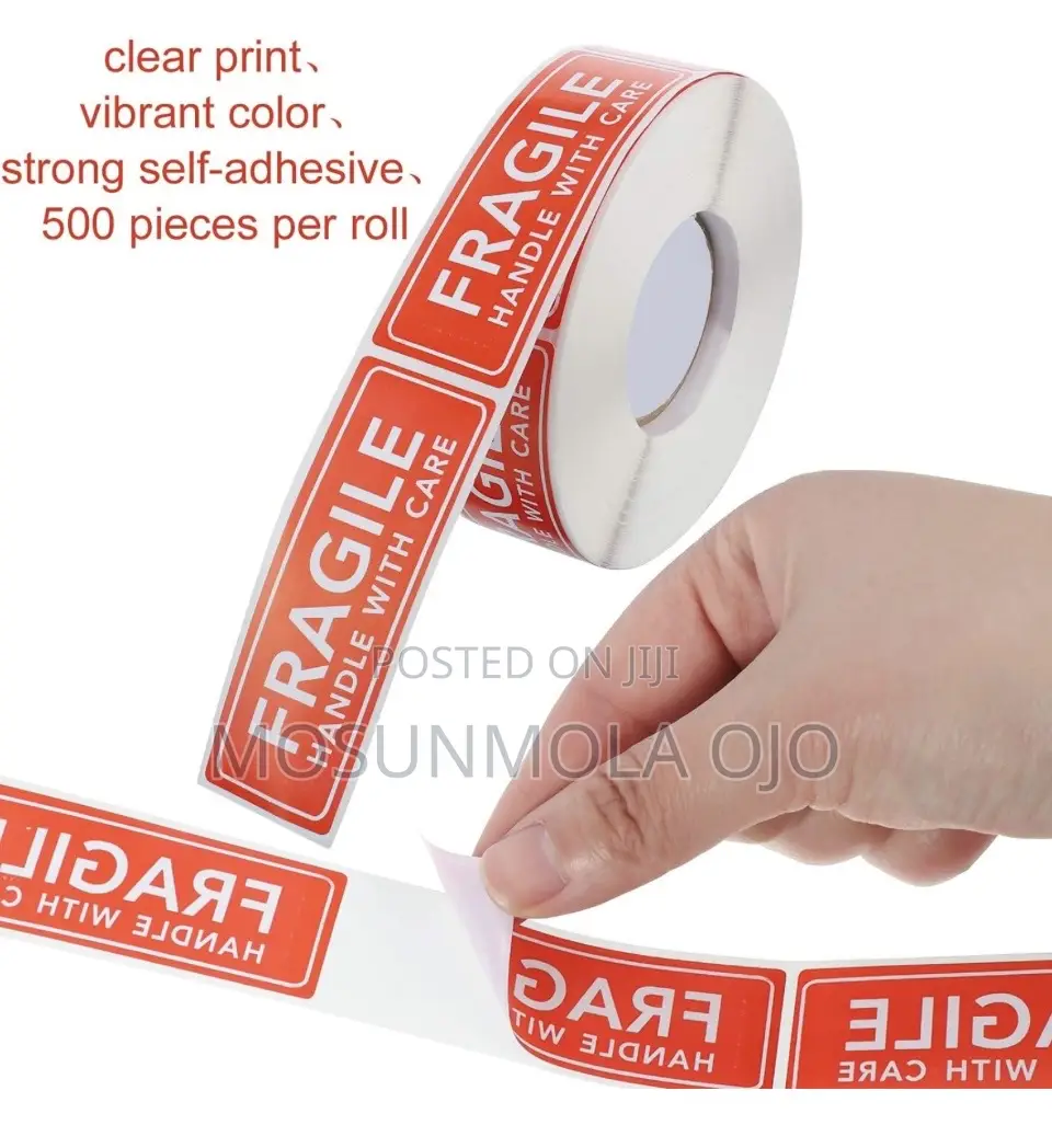 Fragile Label or Stickers for Shipping
