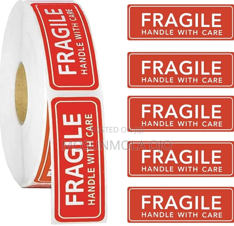 Fragile Label or Stickers for Shipping