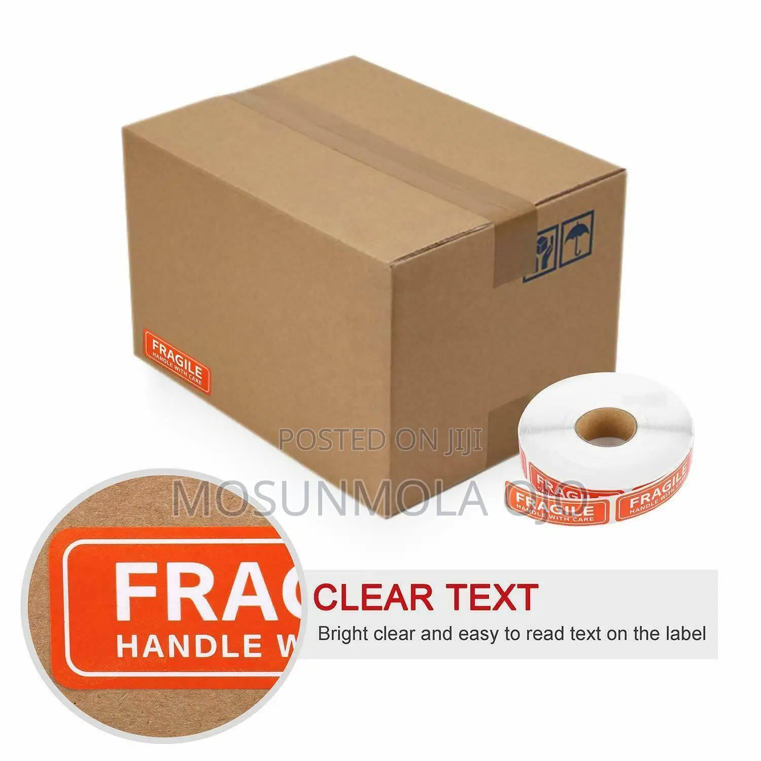 Fragile Label or Stickers for Shipping