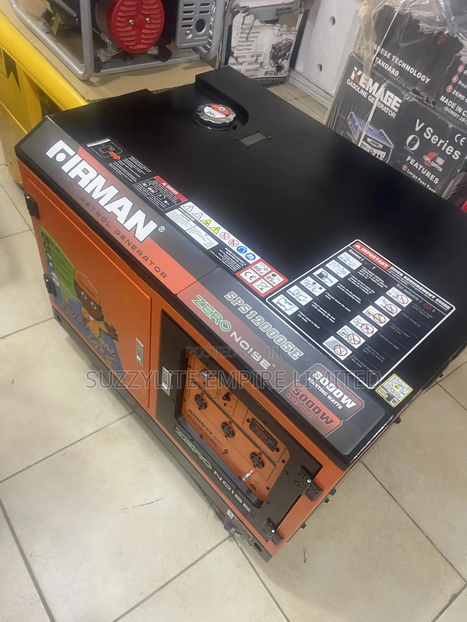 7.5kva Firman Generator Sps12000se