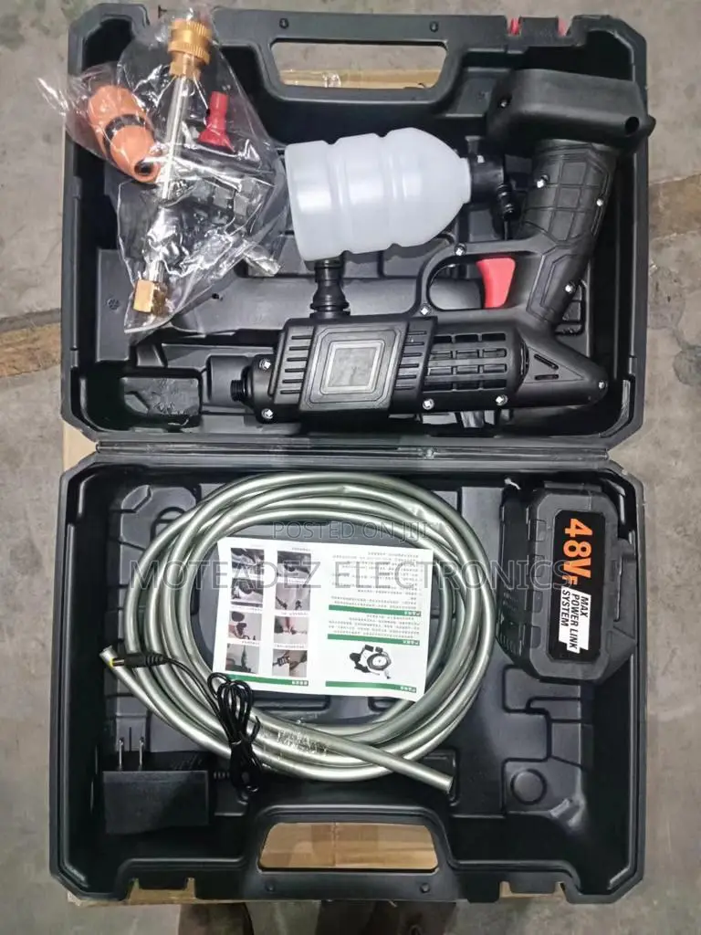 High Pressure 15000mah Rechargeable Car Wash Gun Machine