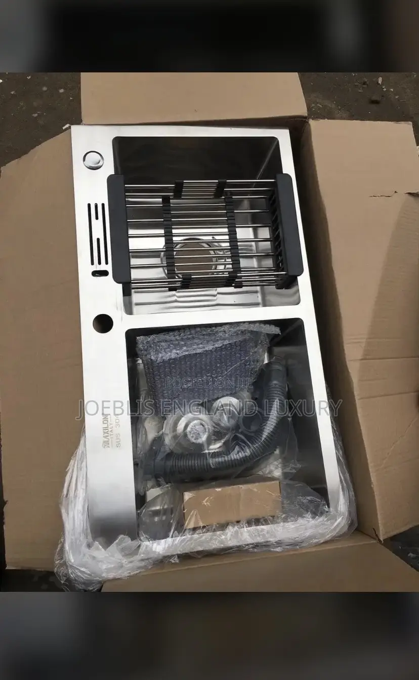 Double Bowl Sink With Complete Waste