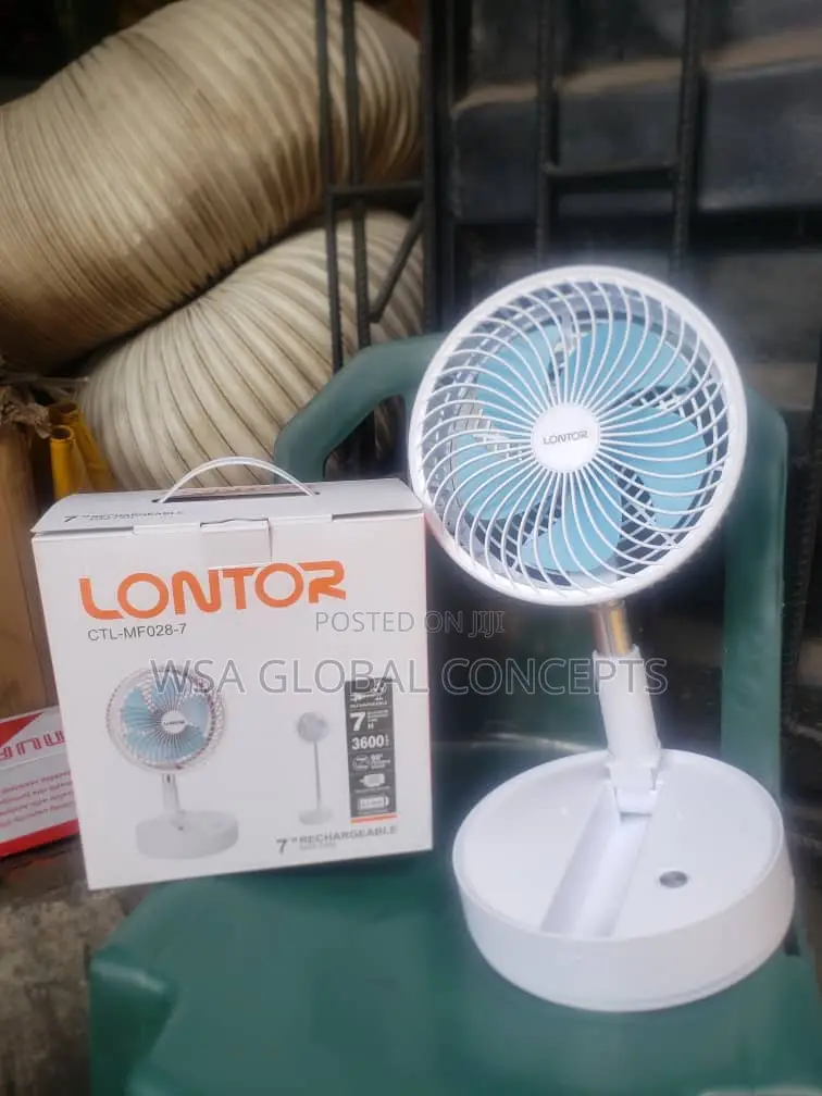 LONTOR 7” Rechargeable Fan