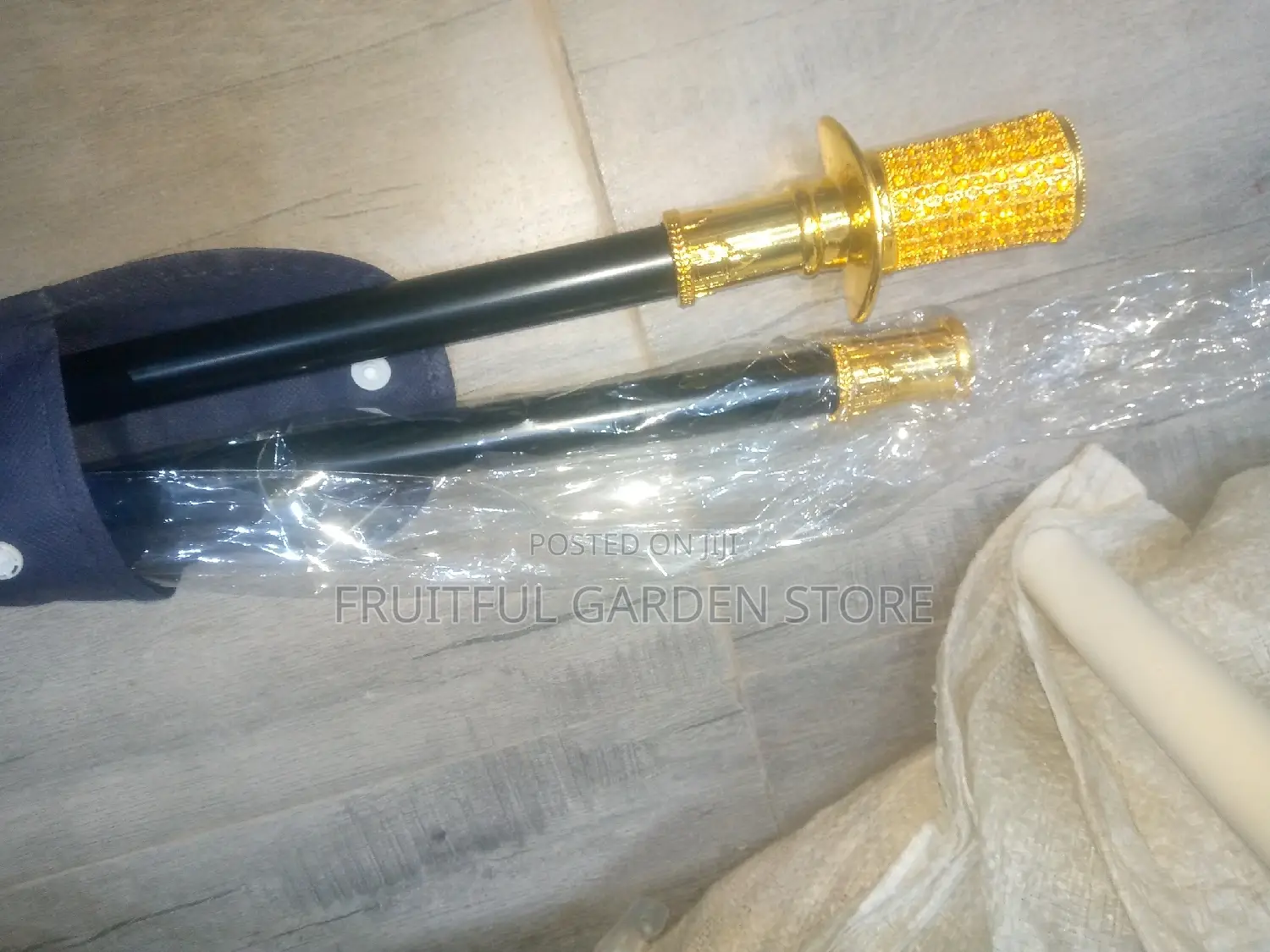 Golden Head Walking Stick
