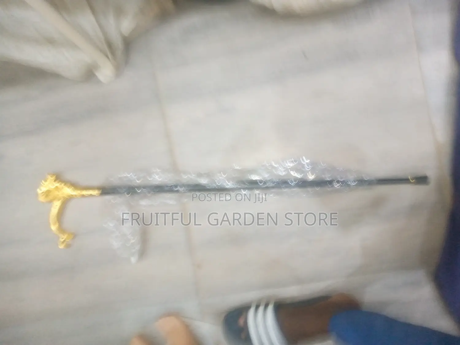 Golden Head Walking Stick