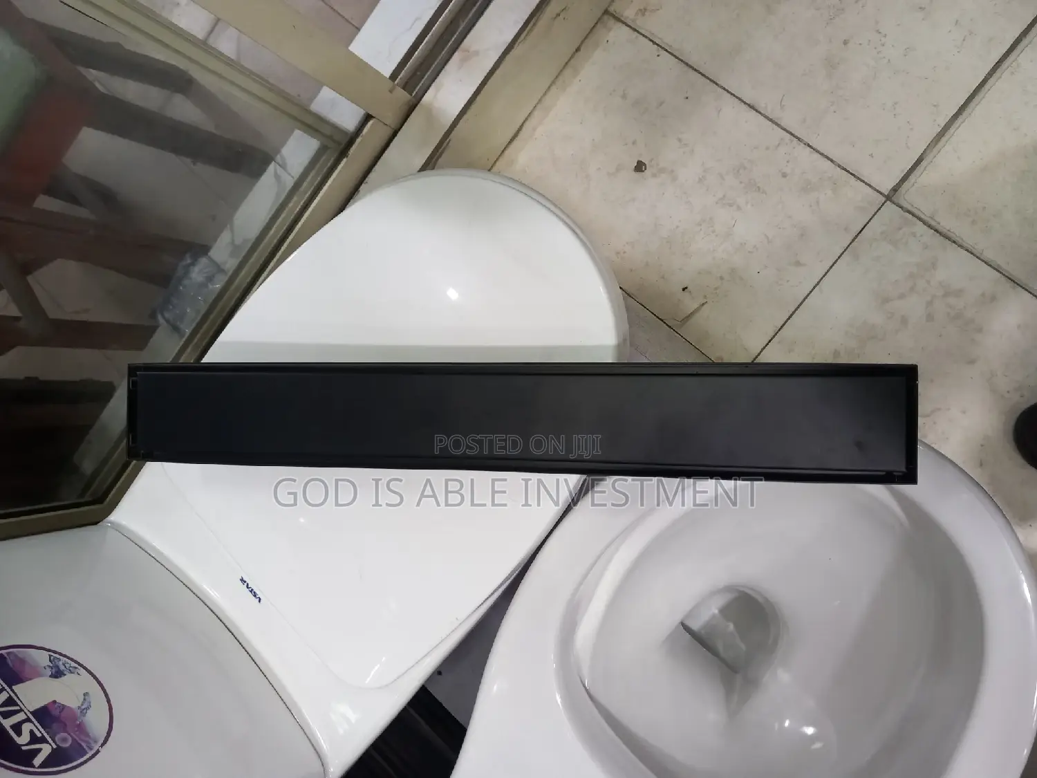 Original Black Floor Drain (60cm)