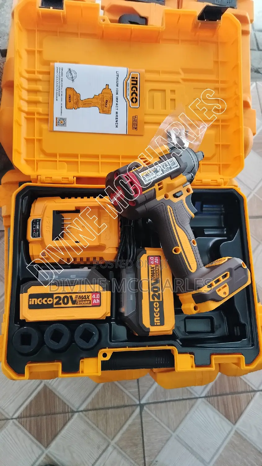 Ciwli2050 Ingco Lithium Ion Impact Wrench