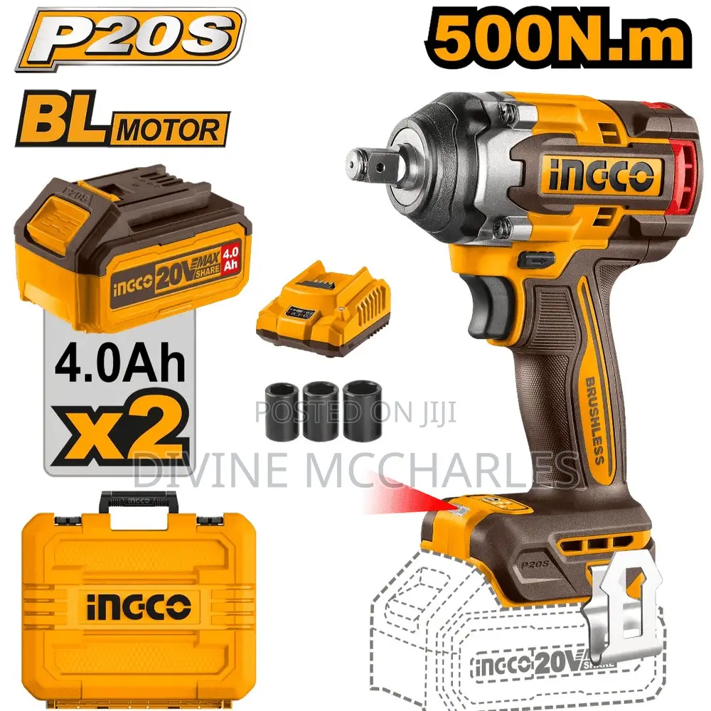 Ciwli2050 Ingco Lithium Ion Impact Wrench