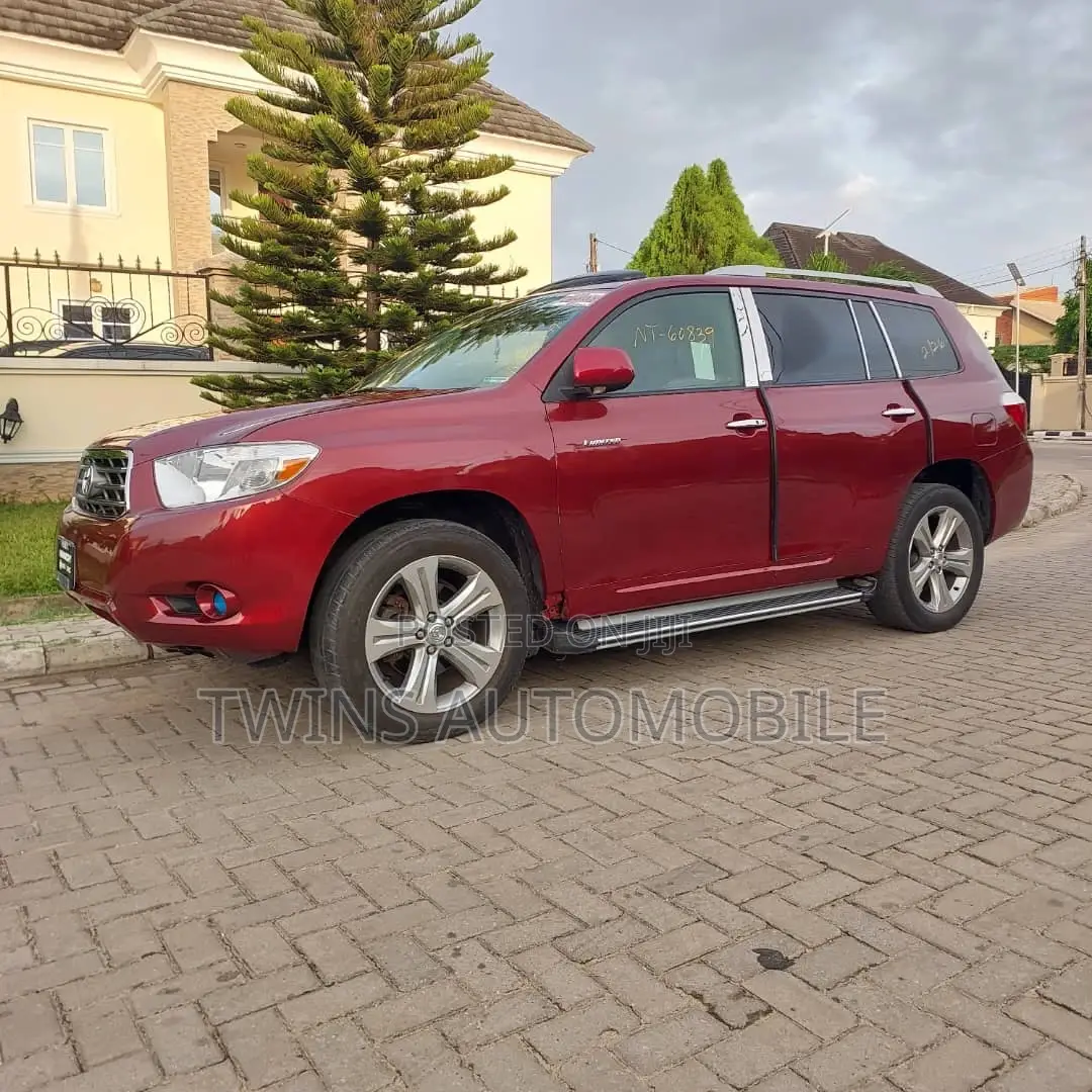 Toyota Highlander Limited 2009 Red