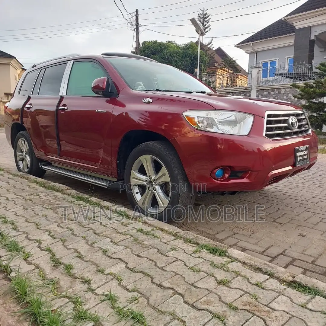 Toyota Highlander Limited 2009 Red