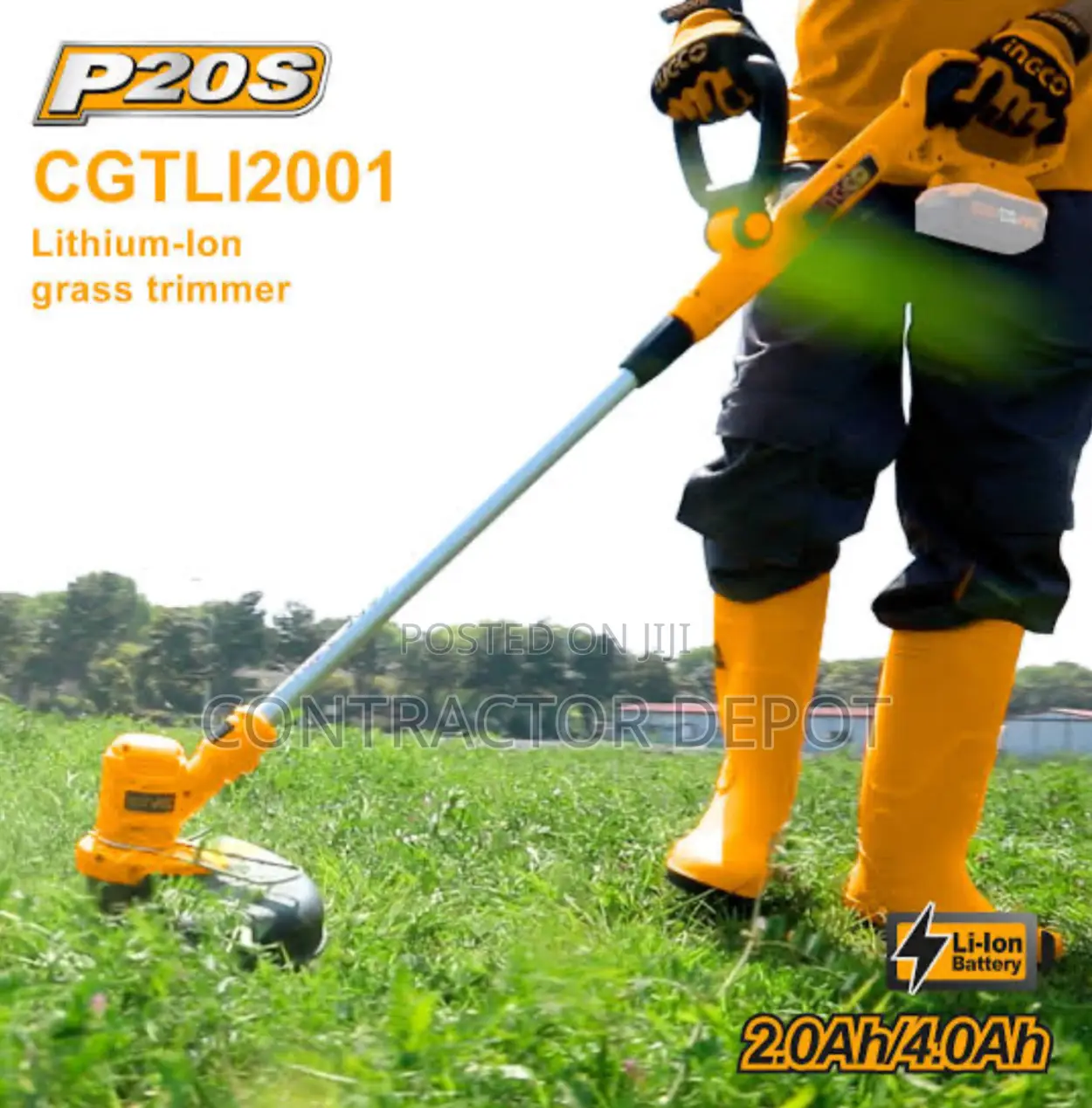 Ingco Grass Cutter 20v