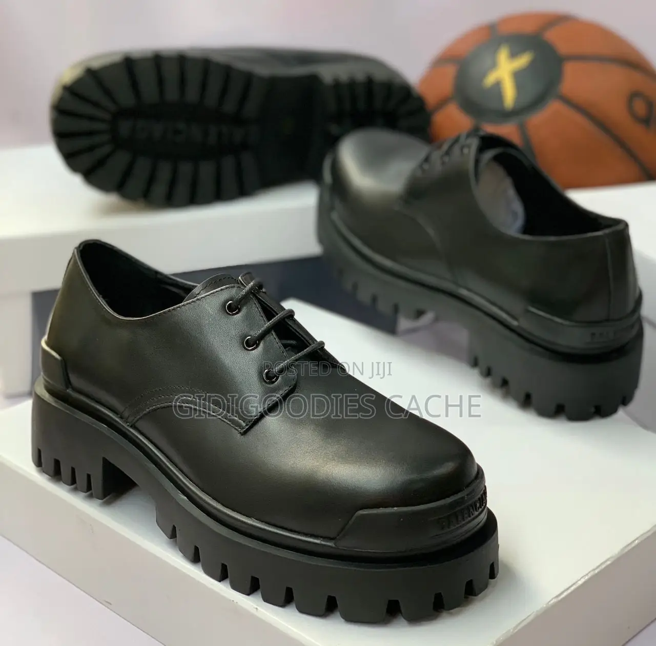 Balenciaga Lace-Up Chunky Sole Shoes