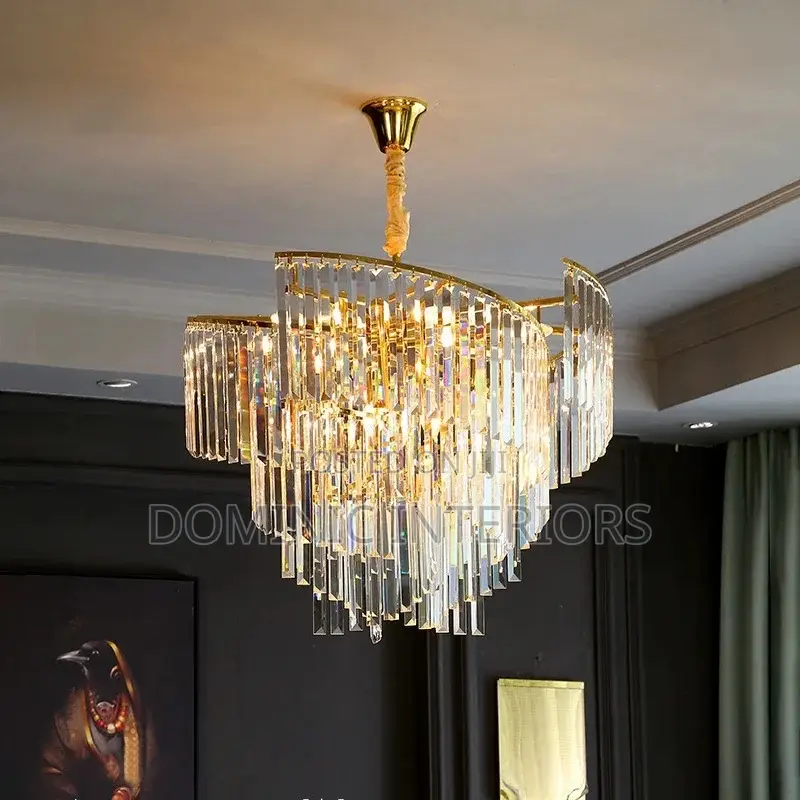 New Glass Lustres Hanging Lamp/80cm