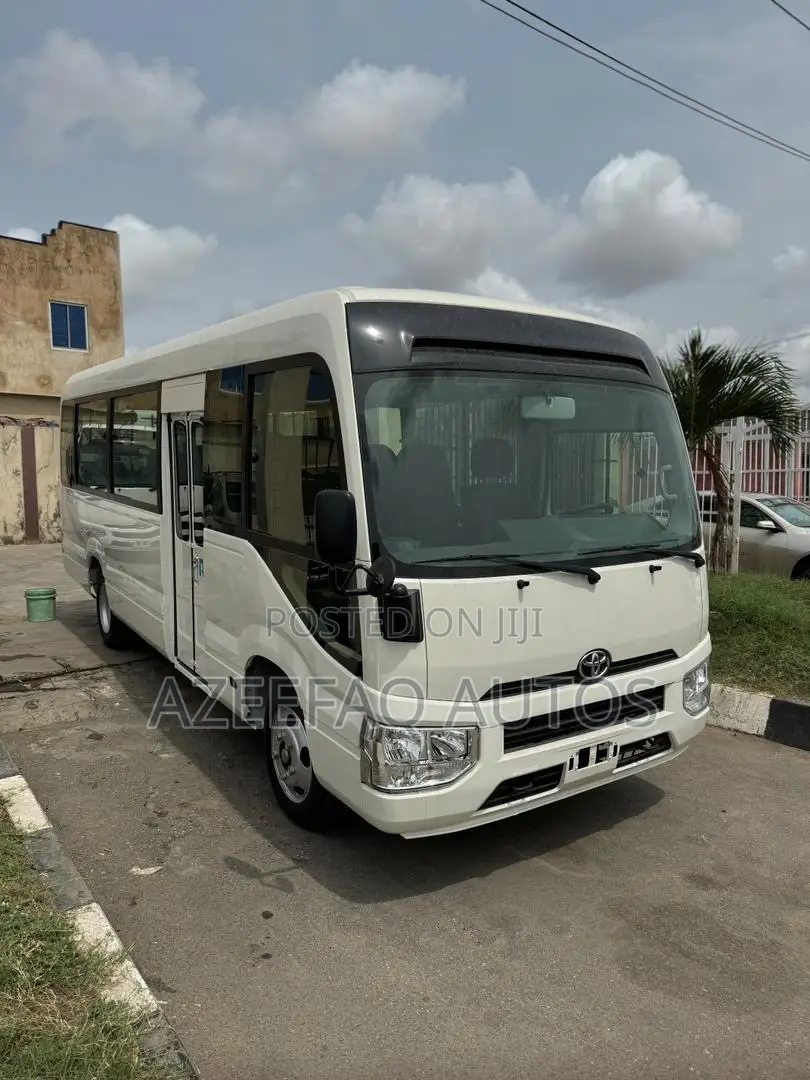 New Toyota Coaster 2023 White