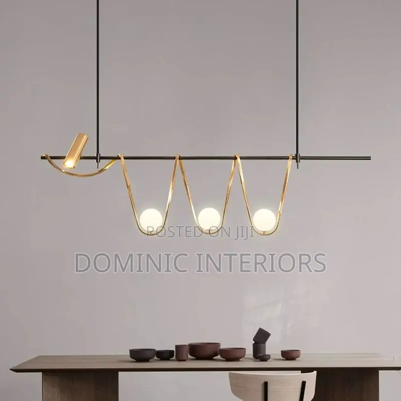 Geometric Line Hanging Light