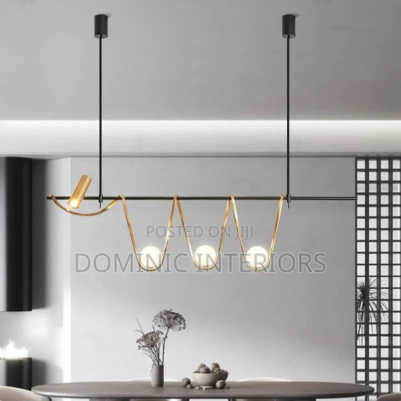 Geometric Line Hanging Light