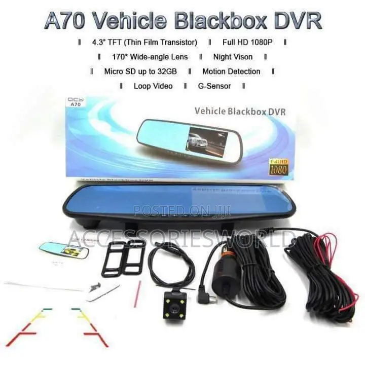 Dual Lens Vehicle Blackbox DVR